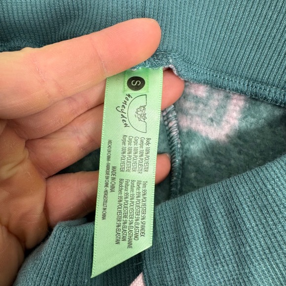 Honeydew Intimates Aspen Fair Isle Snowflake Heart Plush Pajama Set Womens Small - Picture 6 of 7